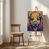 Bison Canvas Art - Guardians of the Grasslands by Chris Tutty